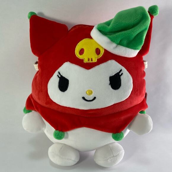 SANRIO KUROMI Christmas Plush Mini Backpack/Bag - Picture 1 of 8